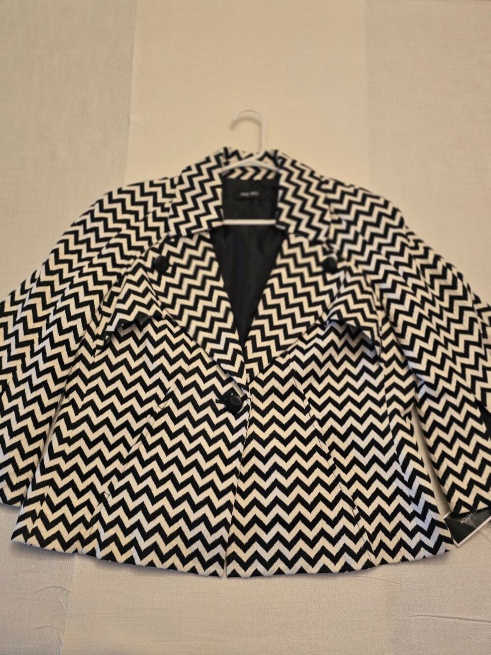 Retro Nine West chevron blazer jacket